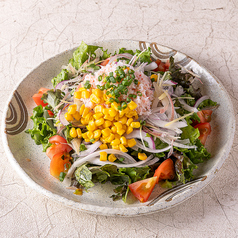 トリュフ薫る ～ 蟹とコーンの香味サラダ ～