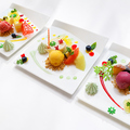 料理メニュー写真&nbsp;【夏限定ベルエアデザートプレート】「仙台勝山館」の元製菓長が手掛ける、く至福のスイーツ