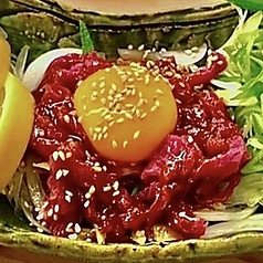 霜降り桜ユッケ