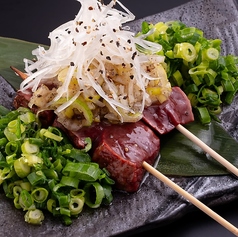特上牛レバーのネギまみれ！！！