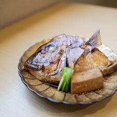天然真鯛のあら炊き