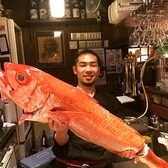 毎日新鮮な魚を仕入れています！中にはこんな大物まで！？素材の味を最大限に活かしてご提供いたします♪