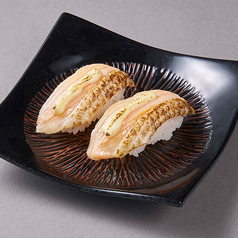 炙りサーモン寿司 /炙りサーモンオニオンマヨ寿司/炙りサーモン焦がしマヨ寿司（画像）