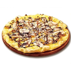 チョコバナナのデザートピザ　D(ダブル)サイズ/25cm/2人様用