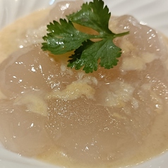 シャキシャキゴーヤ/エリンギの冷製和え物/大連名物 片栗の練り焼き
