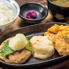 チキン南蛮・おろしハンバーグ定食