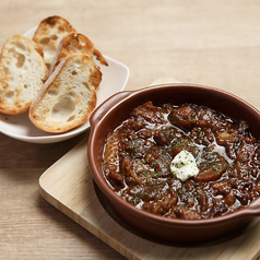  比内地鶏の味噌煮込みの写真