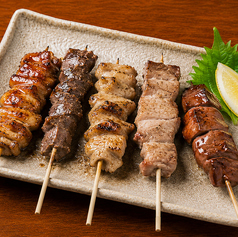 炭火焼き鳥orやきとん 5本盛り(たれ・塩)