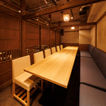完全個室は最大16名様までご案内可能です。新宿での歓送迎会・飲み会・接待・女子会におすすめです。