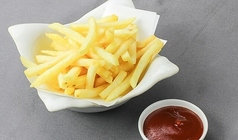 フライドポテト　ケチャップ