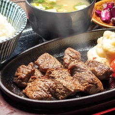 牛サイコロステーキ定食