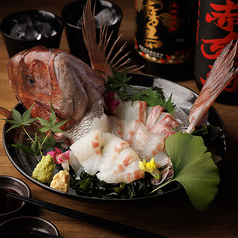 豊洲市場から毎日直送される新鮮なお造りが絶品！