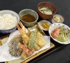 特大エビの天ぷら　又は　フライ定食
