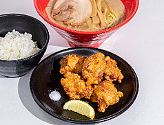 唐揚げ定食3個