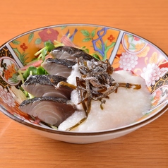 炙り〆サバ山かけ
