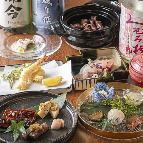 旬の素材と和食の心で季節の味覚を活かしたお料理をご用意◎