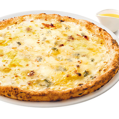 4種のチーズのピッツァ ~ハチミツ付~