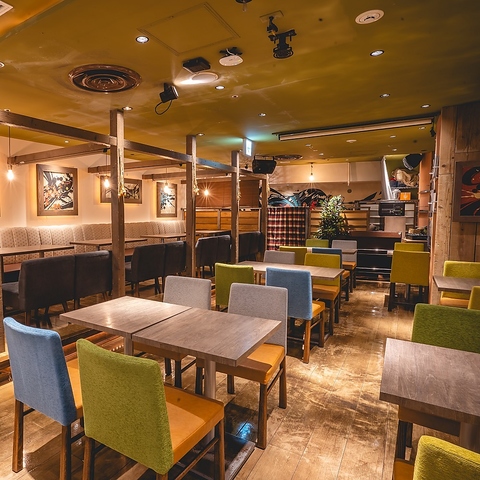 多国籍料理が楽しめるお店☆大人数での宴会や貸切もOK