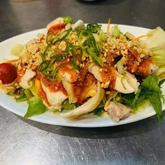 蒸し鶏/山芋の梅肉和え/合鴨の冷菜/台湾ソーセージ/チャーシューネギ/よだれ鶏