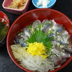 いわしのぶっかけ丼