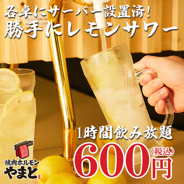 【貸切大歓迎】喫煙可 卓上サワー飲み放題600円 焼肉ホルモン やまと 大和店のおすすめ料理1