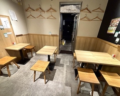 テーブル席です。