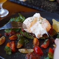 【ブラッタチーズのメキシコ風カプレーゼ】