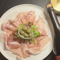 料理メニュー写真&nbsp;切り立てふわふわ生ハム