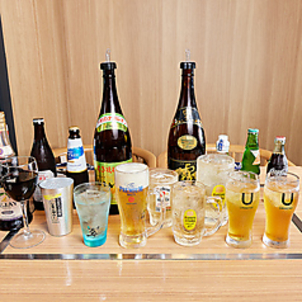 種類豊富な2時間単品飲み放題1980円（税込）～！デートやご宴会、打ち上げ等にぜひご利用ください☆