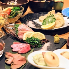 鴨すき 鴨しゃぶ なかもぐろのコース写真