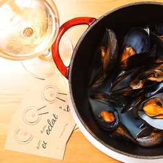 広島県産ムール貝の白ワイン蒸し