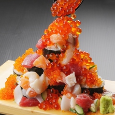 鮮魚のこぼれ海鮮寿司