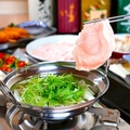 料理メニュー写真&nbsp;山形豚しゃぶセット※季節野菜・豆腐付き