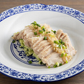 料理メニュー写真&nbsp;蒸し鶏肉のネギソース