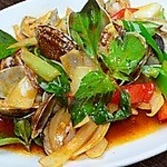 パッホイラーイ(タイ風アサリ炒め)