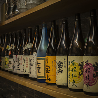 【一期一会の銘酒体験】日本酒・焼酎のラインナップ