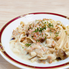 豆乳きのこパスタ/soy milk shimeji mushrooms pasta