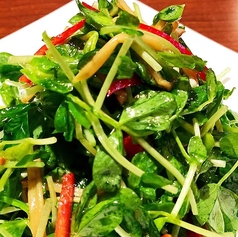 枝豆/茶エノキと豆苗の和え物