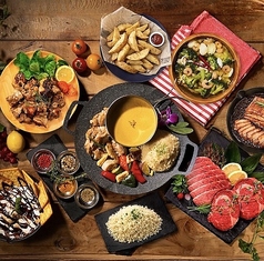 QuOLaの庭 空と大地の恵みのBBQのコース写真