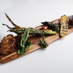 季節野菜の薪焼き盛り合わせ