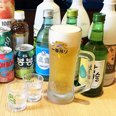 韓国のお酒もございます!