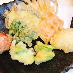 季節の野菜天ぷら盛り合わせ