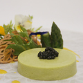 料理メニュー写真&nbsp;アスパラのムース　くんちゃまベーコン　デコポン　春野菜