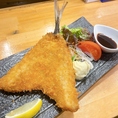 特大千倉の鯵フライは食べ応えあり