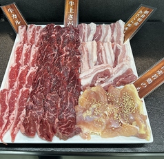 焼肉の盛り合わせ Bセット