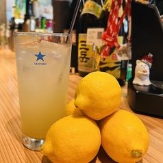 自家製レモンソーダ