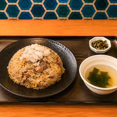 禁断の［背脂］チャーハン