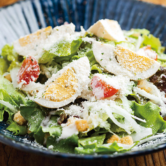 おでん玉子のシーザーサラダ