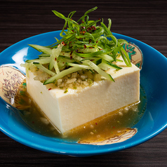 【野菜・おつまみ】たけ田やみつき冷奴～自家製プルコッチドレッシング