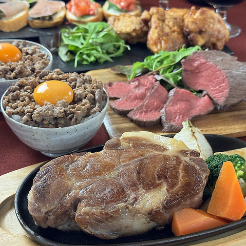 ふっくらジューシーなハンバーグやヒレステーキ＆当店自慢のプリンケーキが大人気！